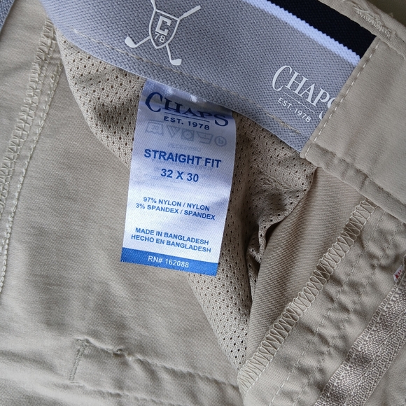 NWT Chaps flex golf pants color fossil mens size 32/30 - Picture 8 of 11